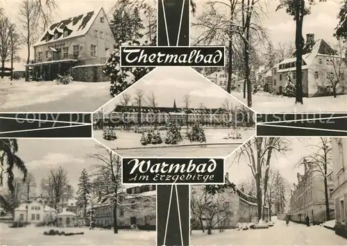 AK / Ansichtskarte Warmbad_Wolkenstein Winterlandschaften Warmbad_Wolkenstein