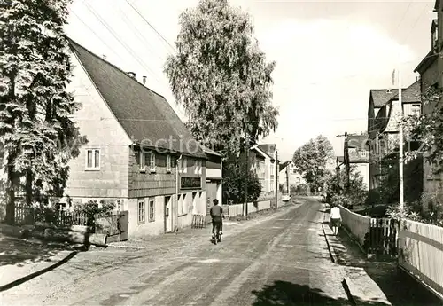 AK / Ansichtskarte Weissenborn_Freiberg Dorfstrasse Weissenborn Freiberg