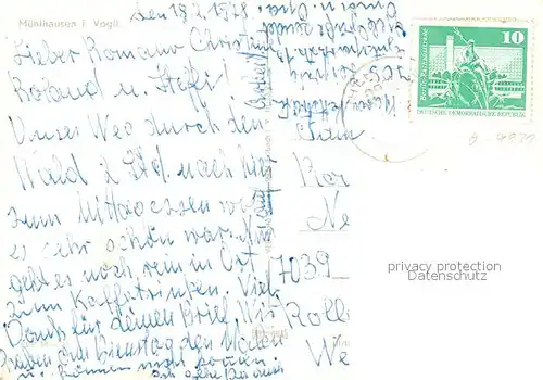 AK / Ansichtskarte Muehlhausen_Vogtland Konsum Gaststaette Heilstaette Panoramen Muehlhausen_Vogtland