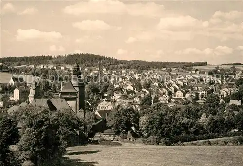 AK / Ansichtskarte Geyer Panorama Kirche Geyer