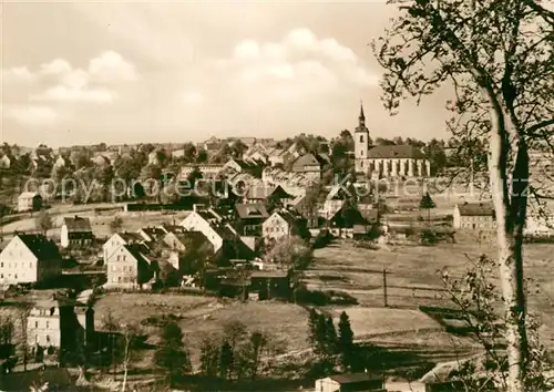 AK / Ansichtskarte Joehstadt Kirche Panorama Joehstadt