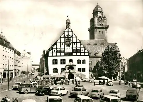 AK / Ansichtskarte Plauen_Vogtland Rathaus Altmarkt Plauen_Vogtland