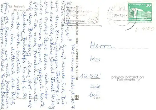 AK / Ansichtskarte Freiberg_Sachsen Dom Freiberg Sachsen