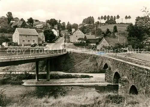 AK / Ansichtskarte Conradsdorf Alte und neue Muldenbruecke Conradsdorf