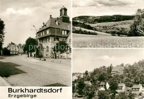 AK / Ansichtskarte Burkhardtsdorf Panoramen Ortsansicht Burkhardtsdorf