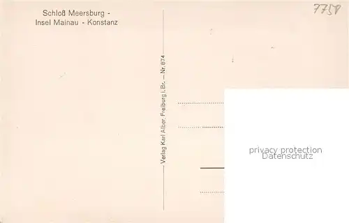 AK / Ansichtskarte Konstanz_Bodensee Schloss Meersburg Insel Mainau Konstanz_Bodensee