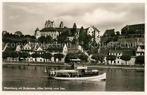 AK / Ansichtskarte Meersburg_Bodensee Altes Schloss Meersburg Bodensee