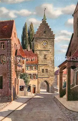 AK / Ansichtskarte ueberlingen_Bodensee Franziskanertor ueberlingen Bodensee