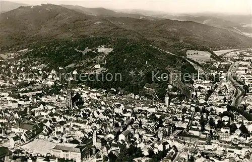 AK / Ansichtskarte Freiburg_Breisgau Fliegeraufnahme Freiburg Breisgau