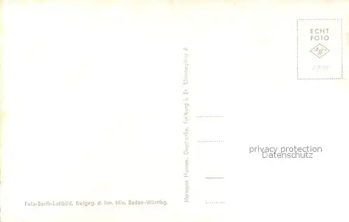 AK / Ansichtskarte Freiburg_Breisgau Fliegeraufnahme Freiburg Breisgau