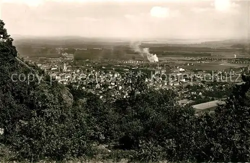 AK / Ansichtskarte Singen_Hohentwiel Panorama Blick vom Hohentwiel Singen Hohentwiel
