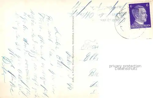 AK / Ansichtskarte Ottenhoefen_Schwarzwald Panorama zu den Wasserfaellen Edelfreuengrab Ottenhoefen Schwarzwald