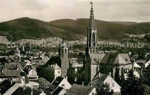 AK / Ansichtskarte Buehl_Baden Kirche Panorama Buehl_Baden