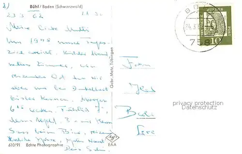 AK / Ansichtskarte Buehl_Baden Kirche Panorama Buehl_Baden