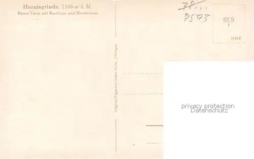 AK / Ansichtskarte Hornisgrinde Neuer Turm Rasthaus Muemmelsee Hornisgrinde