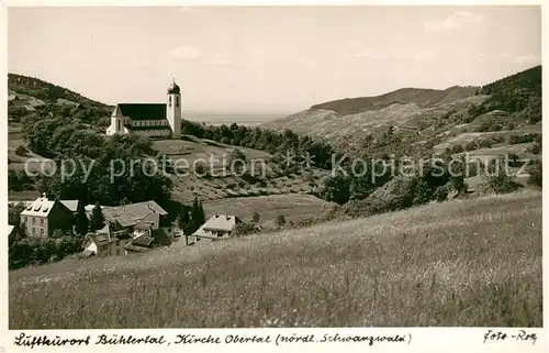 AK / Ansichtskarte Obertal_Buehlertal Kirche Obertal_Buehlertal