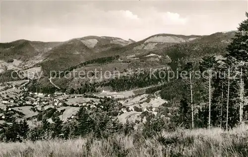 AK / Ansichtskarte Buehlertal Panorama Blick zur Buehlerhoehe Buehlertal