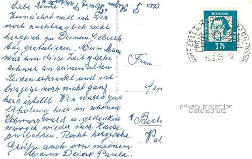 AK / Ansichtskarte Zell_Harmersbach Storchenturm Zell Harmersbach