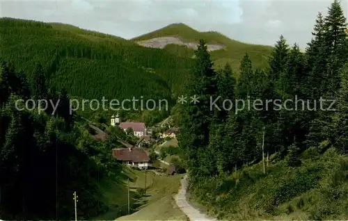 AK / Ansichtskarte Schapbach Panorama Kirche Schapbach