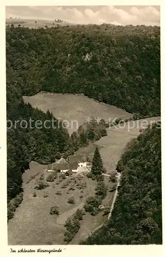 AK / Ansichtskarte Geislingen_Steige Wiesengrund Fliegeraufnahme Geislingen_Steige