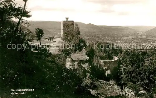 AK / Ansichtskarte Geislingen_Steige Helfenstein Geislingen_Steige