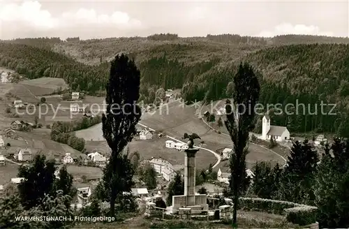 AK / Ansichtskarte Warmensteinach Kropfbachtal Panorama Warmensteinach