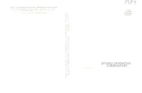 AK / Ansichtskarte Warmensteinach Kropfbachtal Panorama Warmensteinach