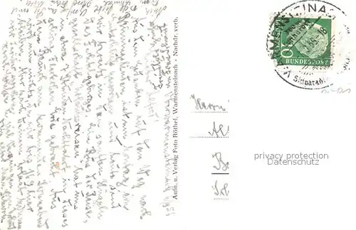 AK / Ansichtskarte Oberwarmensteinach Blick vom Hoellfelsen Oberwarmensteinach