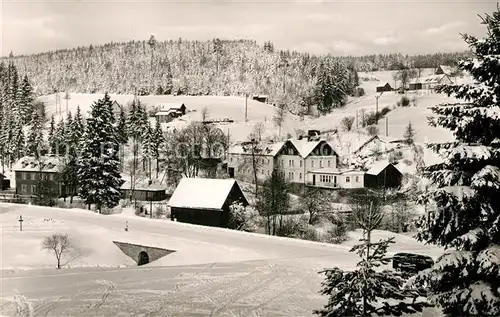 AK / Ansichtskarte Bischofsgruen Winterpanorama Bischofsgruen