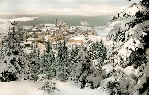 AK / Ansichtskarte Bischofsgruen Winterpanorama Bischofsgruen
