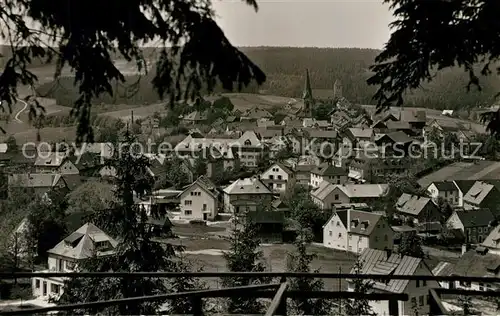 AK / Ansichtskarte Bischofsgruen Blick vom Huegelfelsen Bischofsgruen