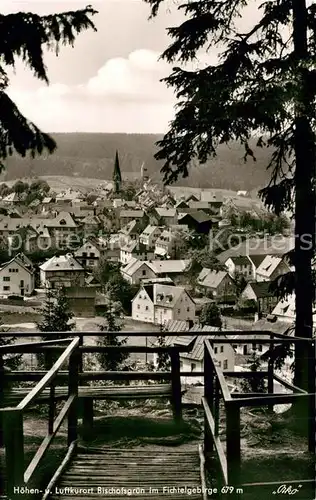 AK / Ansichtskarte Bischofsgruen Stadtblick Bischofsgruen