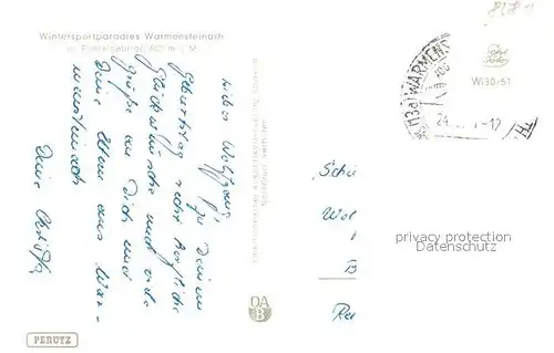 AK / Ansichtskarte Warmensteinach Panorama Warmensteinach