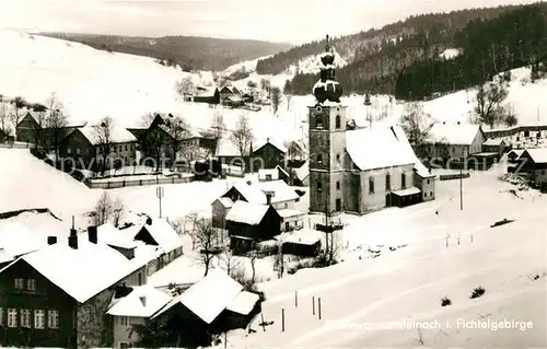 AK / Ansichtskarte Oberwarmensteinach Winteridyll Oberwarmensteinach