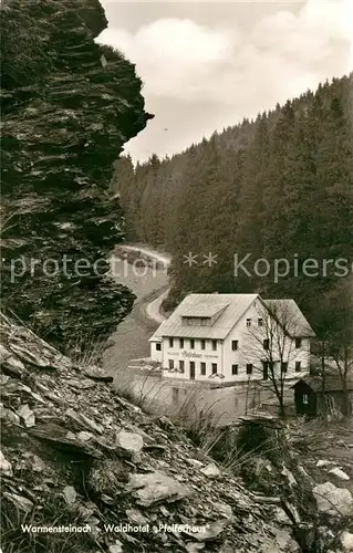 AK / Ansichtskarte Warmensteinach Waldhotel Pfefferhaus Warmensteinach