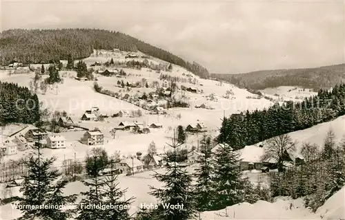 AK / Ansichtskarte Warmensteinach Hohe Wacht Panorama Warmensteinach
