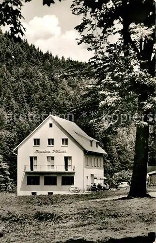 AK / Ansichtskarte Warmensteinach Pension Poehner Warmensteinach