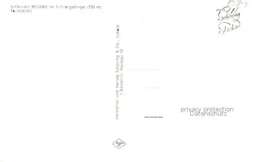 AK / Ansichtskarte Neubau_Oberfranken Teilansicht Neubau Oberfranken