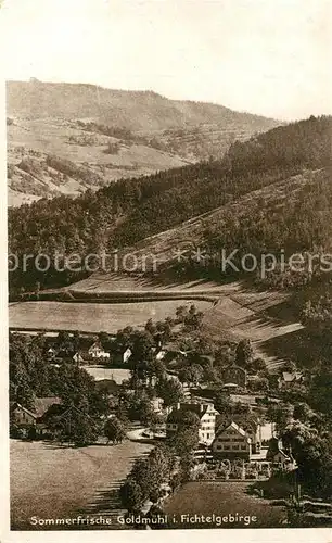 AK / Ansichtskarte Goldmuehl_Fichtelgebirge Panorama Goldmuehl Fichtelgebirge