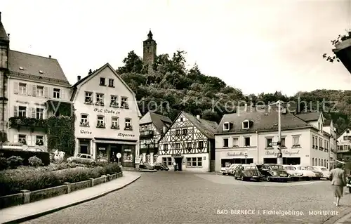 AK / Ansichtskarte Bad_Berneck Marktplatz Bad_Berneck