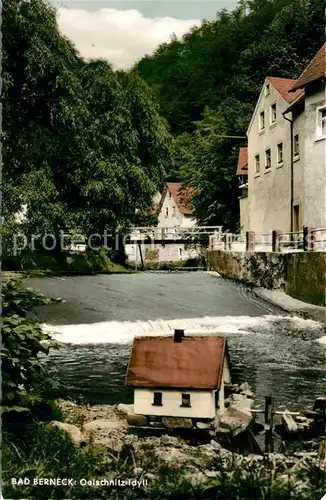 AK / Ansichtskarte Bad_Berneck Oelschnitz Partie Bad_Berneck