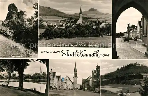 AK / Ansichtskarte Kemnathen_Oberpfalz Anzenstein Panorama Schlossberg Ortspartie Armesberg Kemnathen Oberpfalz
