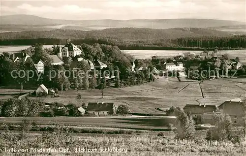 AK / Ansichtskarte Friedenfels mit Schlossberg Friedenfels