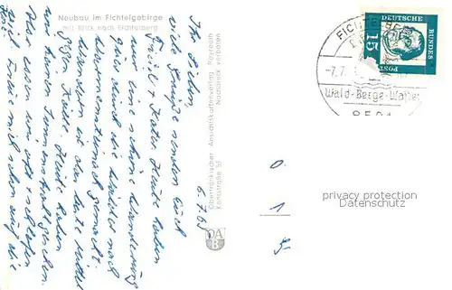 AK / Ansichtskarte Neubau_Fichtelberg Panorama Neubau Fichtelberg