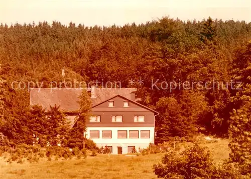 AK / Ansichtskarte Rinthe Gaestehaus Pension am Waldrand Rinthe