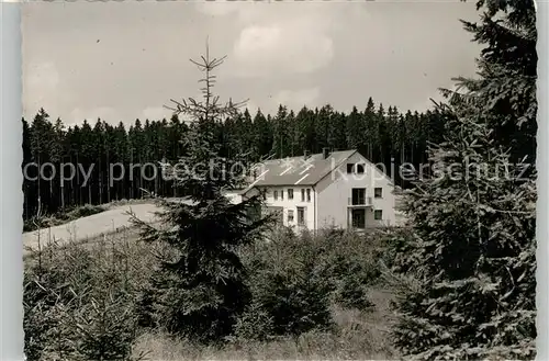 AK / Ansichtskarte Alertshausen Gaestehaus Pension am Waldrand Alertshausen