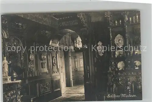 AK / Ansichtskarte Brixen_Suedtirol Schloss Matzen Innenraum Brixen Suedtirol