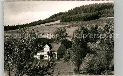 AK / Ansichtskarte Berghausen_Wittgenstein Gaestehaus Pension Berghausen_Wittgenstein