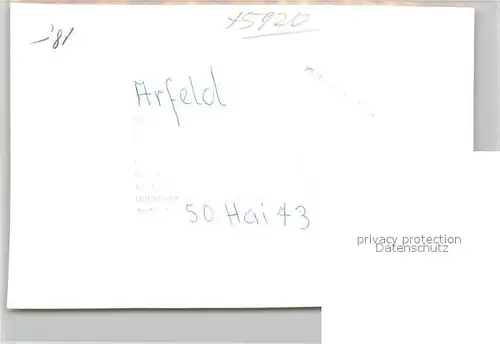 AK / Ansichtskarte Arfeld Panorama Arfeld