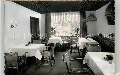 AK / Ansichtskarte Bad_Berleburg Hotel Starenkasten Restaurant Fruehstuecksraum Bad_Berleburg